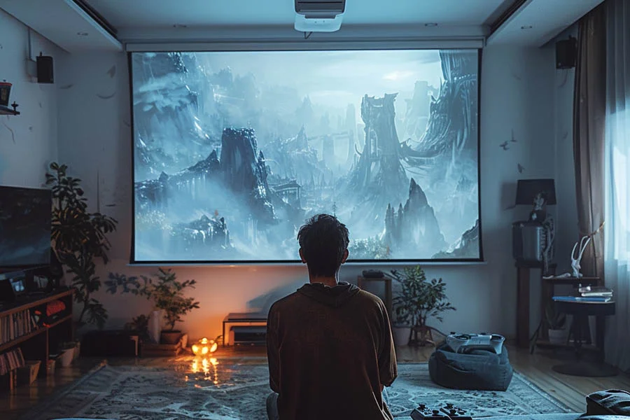 Experience Cinematic Magic with a Digital Movie Theater Projector | Angellique.com