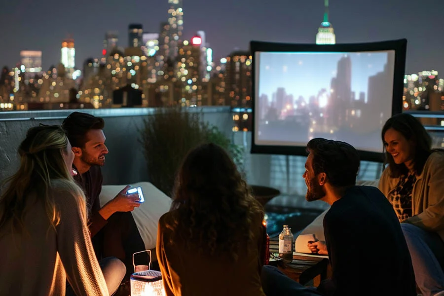 Transform Your Living Room into a Cinema with a Good LED Projector | Angellique.com