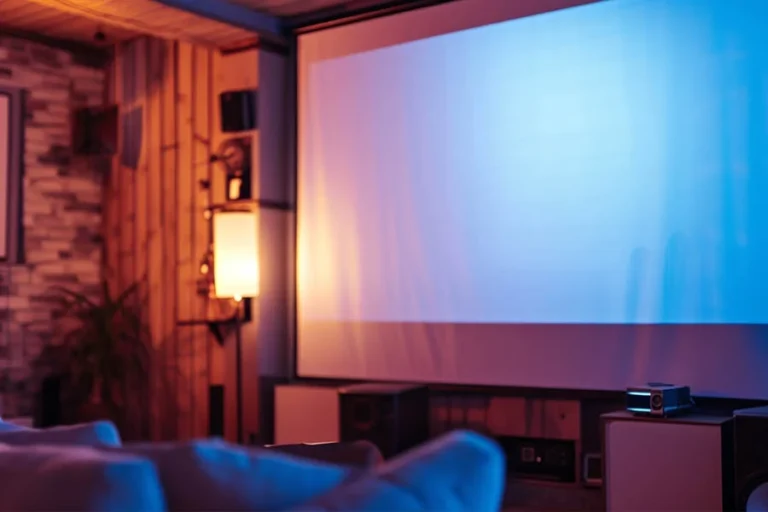 Immersive Home Cinema Experience with a 4K Film Projector | Angellique.com
