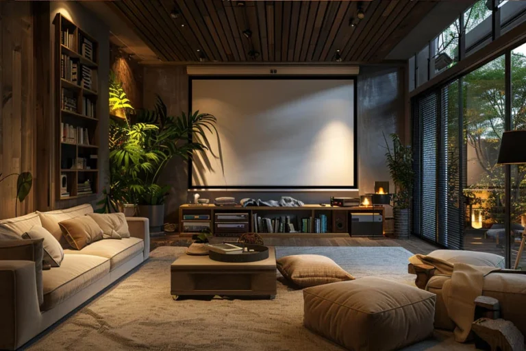 Immersive Cinema Experience with LED Home Theater Projector | Angellique.com