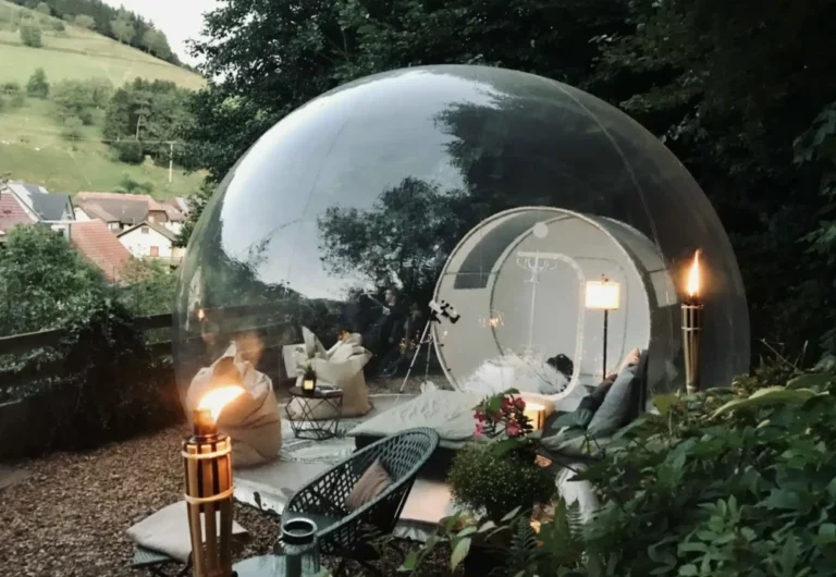 Create an Extraordinary Outdoor Experience: How to Make Your Own Bubble Tent | Angellique.com