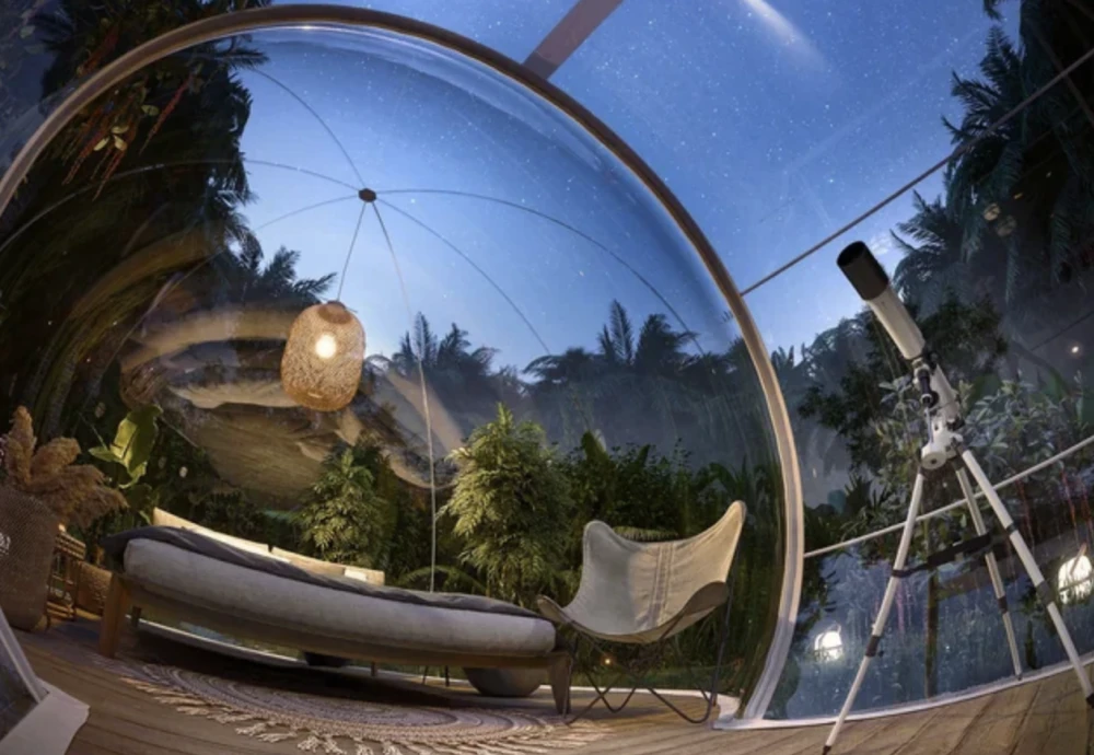 A Glimpse into the Stars: The Magic of Big Transparent Camping Inflatable Bubble Tents | Angellique.com