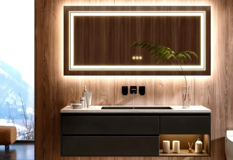 Transforming Mornings: The Power of a Vanity with Mirror and Lights | Angellique.com