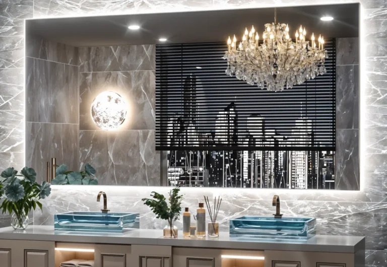 Transforming Spaces with a Vanity Bathroom Mirror | Angellique.com