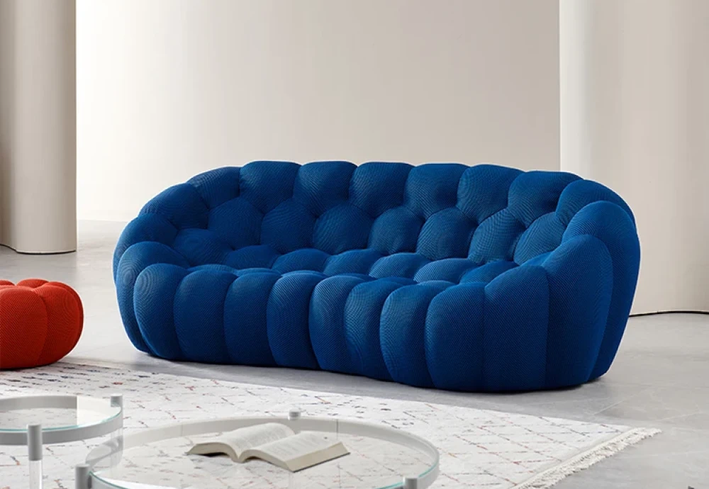Experience the Enchanting Comfort of Bubble Blue Couch | Angellique.com