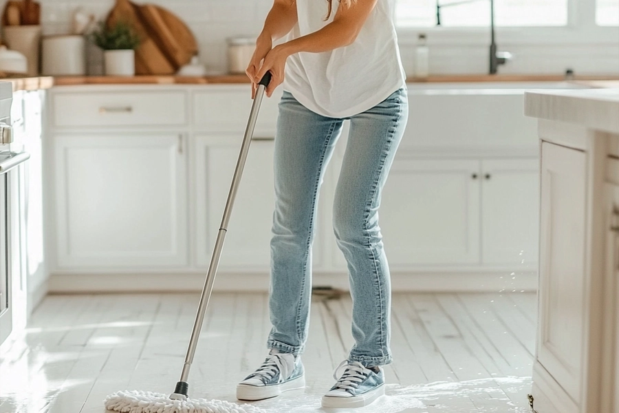 Battery-Powered Spin Mop
